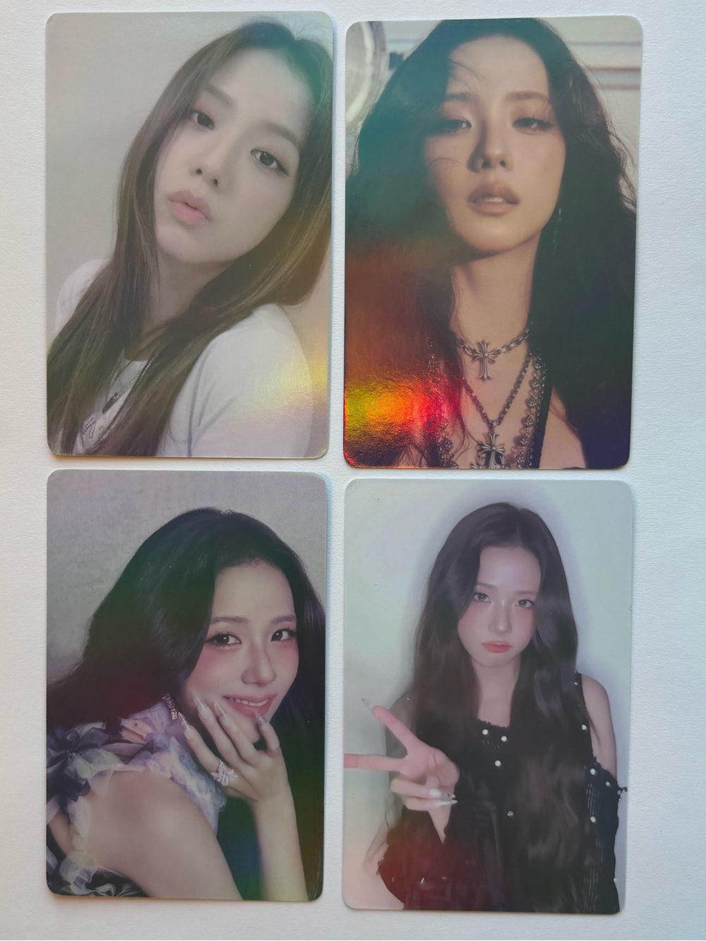 (4pcs) JISOO UNOFFICIAL PHOTOCARDS
